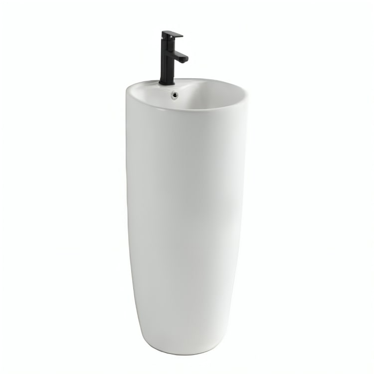 Lavabo de pedestal Bacalar: diseño curvo elegante, cerámica de alta resistencia, cocción a 1980 °C y acabado blanco. Fácil de instalar y con certificaciones internacionales.
SKU: 301