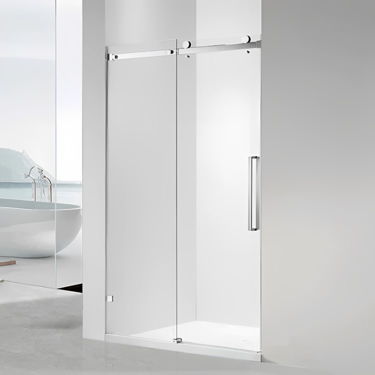 Puerta de ducha Mónaco con vidrio templado de 8 mm, marco de aluminio y capa de nanovidrio. Sistema de poleas silenciosas, amortiguación anticolisión y diseño de lujo.

SKU: BP43P2