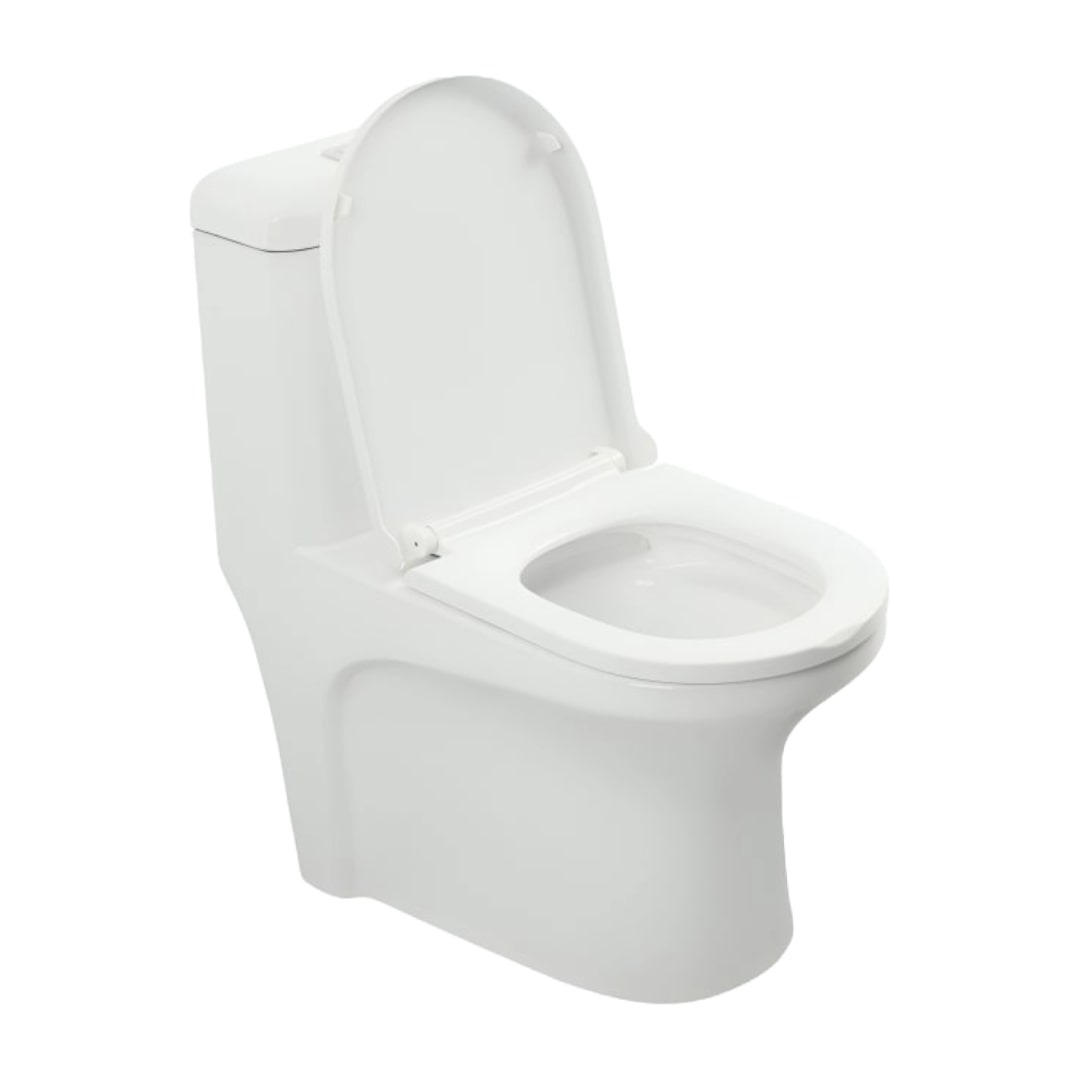 Sanitario One Piece Constantino con descarga Tornado, doble botón, interior sin reborde y asiento con cierre suave. Cerámica premium con garantía de 10 años.

SKU: WS-G0895